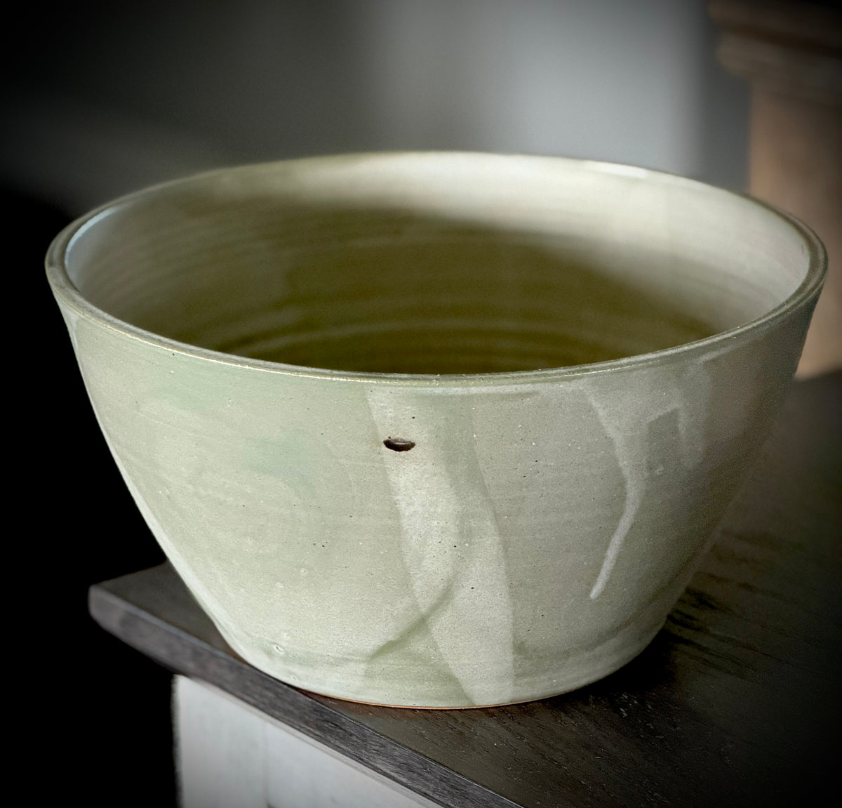 Large pottery bowl