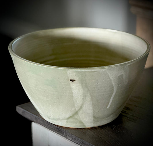 Large pottery bowl