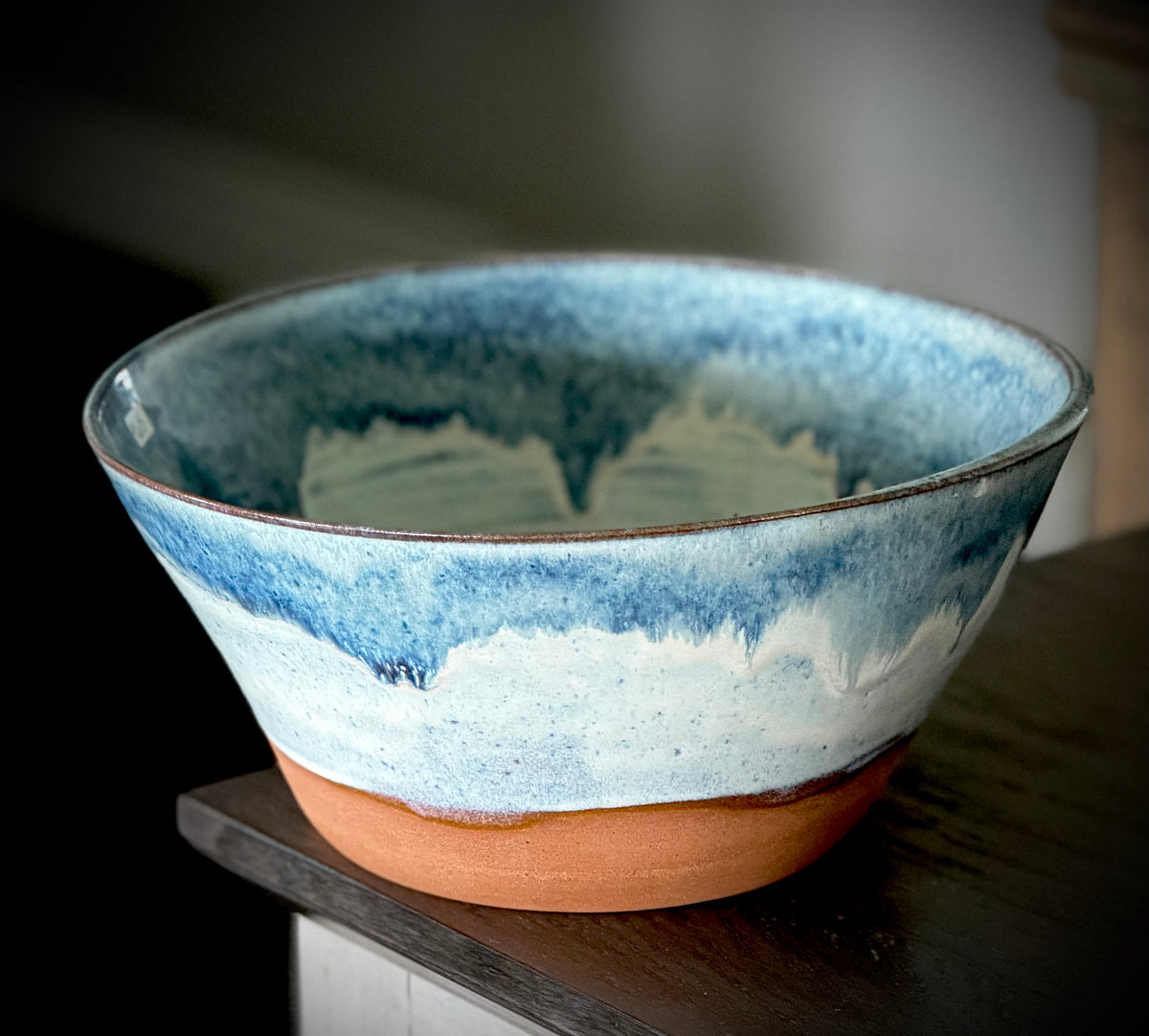 Large pottery bowl