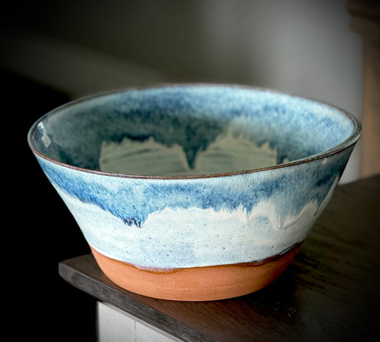 Large pottery bowl