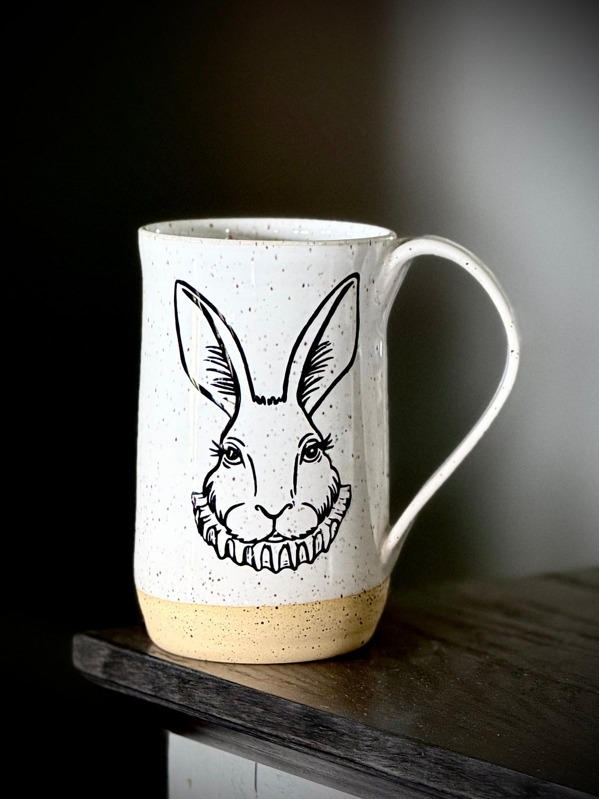 Whimsical Rabbit mug